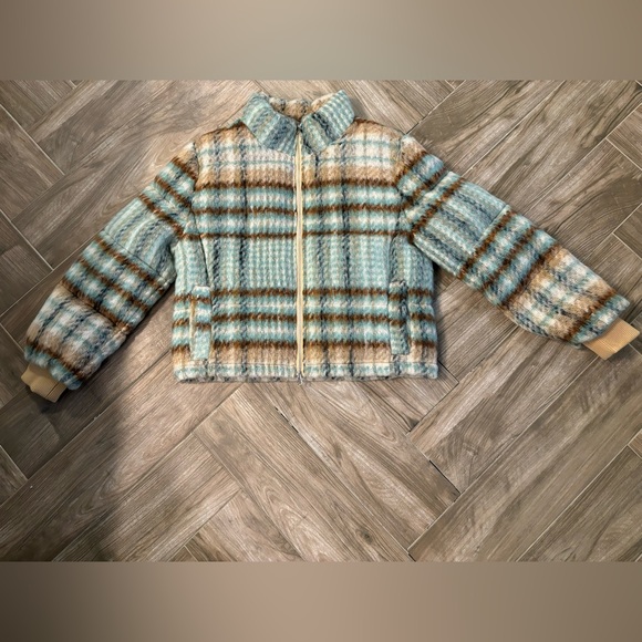 Anthro Plaid Jacket - Picture 2 of 5